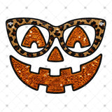 Transfer 001953 - Jack O Lantern with Glasses