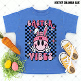 Transfer 001969 - Pink Easter Vibes Checkered Smile