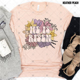 Transfer 001982 - Floral Bunch He is Risen
