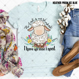 Transfer 001985 - The Lord is My Shepard Lamb
