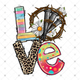 Transfer 001989 - Love Crown of Thorns 3 Nails