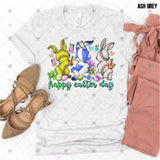 Transfer 001991 - Happy Easter Softball Volleyball Baseball Bunnies