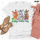 Transfer 001992 - Happy Easter Basketball Soccer Football Bunnies