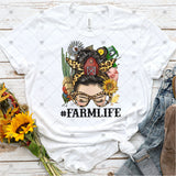 Transfer 002005 - #FARMLIFE Girl with Brown Hair