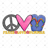 Transfer 002026 - Peace Heart Summer Sandals