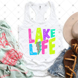 Transfer 002034 - Lake Life Leopard Lightning Bolt