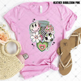 Transfer 002056 - Retro Soccer Smile Disco Ball