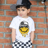 Transfer 002058 - Soccer Vibes Yellow Melted Smile