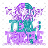 Transfer 002086 - In September We Wear Teal & Purple