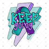Transfer 002096 - Keep Going Lightning Bolts