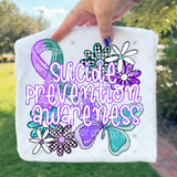 Transfer 002098 - Suicide Prevention Awareness Flowers