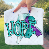 Transfer 002103 - Hope Suicide Prevention Ribbon