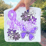 Transfer 002108 - Alzheimer's Awareness Flowers