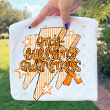 Transfer 002119 - Anti Bullying Awareness Lightning Bolts