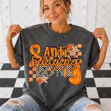 Transfer 002123 - Anti Bullying Zone Black and White Checkered