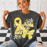 Transfer 002143 - Floral Childhood Cancer Awareness