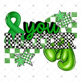 Transfer 002159 - You Matter Black and White Checker