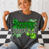 Transfer 002160 - Stronger than My Struggle Black and White Checker