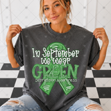 Transfer 002162 - In September We Wear Green Depression Awareness