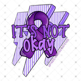 Transfer 002169 - It's Not Okay Lightning Bolts