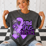 Transfer 002173 - End the Silence Floral Ribbon