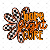 Transfer 002194 - Hope Fight Cure Orange Flower