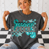 Transfer 002203 - Recover Loudly Black and White Checker