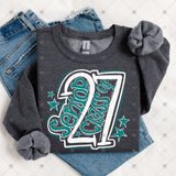 Transfer 002222 - Senior Class of 2027 School Colors