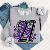 Transfer 002222 - Senior Class of 2027 School Colors