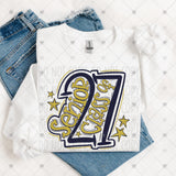 Transfer 002222 - Senior Class of 2027 School Colors
