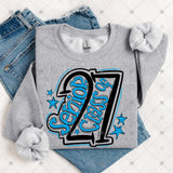 Transfer 002222 - Senior Class of 2027 School Colors