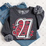 Transfer 002222 - Senior Class of 2027 School Colors
