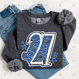 Transfer 002222 - Senior Class of 2027 School Colors