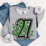 Transfer 002222 - Senior Class of 2027 School Colors
