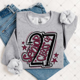 Transfer 002222 - Senior Class of 2027 School Colors