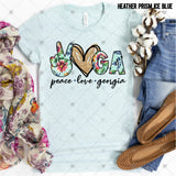 Transfer 002223 -  Floral Peace Love State Set