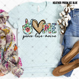 Transfer 002223 -  Floral Peace Love State Set