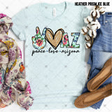 Transfer 002223 -  Floral Peace Love State Set