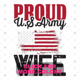 Transfer 002225 - Proud US Army Wife