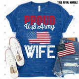 Transfer 002225 - Proud US Army Wife