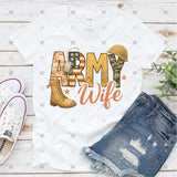 Transfer 002227 - Army Wife Boot Tags Hat