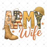 Transfer 002227 - Army Wife Boot Tags Hat