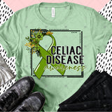 Transfer 002235 - Celiac Disease Awareness Floral Ribbon