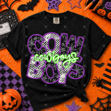 Transfer 002236 - Spooky Purple & Green Mascots