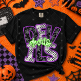 Transfer 002236 - Spooky Purple & Green Mascots