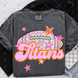Transfer 002237 - Pink Stars Football Mascots