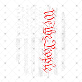 Transfer 002248 - We the People Distressed American Flag