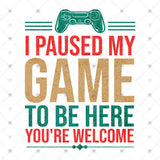 Transfer 002267 - I Paused My Game to be Here. You're Welcome