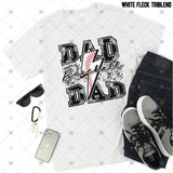 Transfer 002275 - Baseball Dad Grey Army Lightning Bolt Stacked Word Art