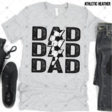Transfer 002281 - Soccer Dad Lightning Bolt Stacked Word Art